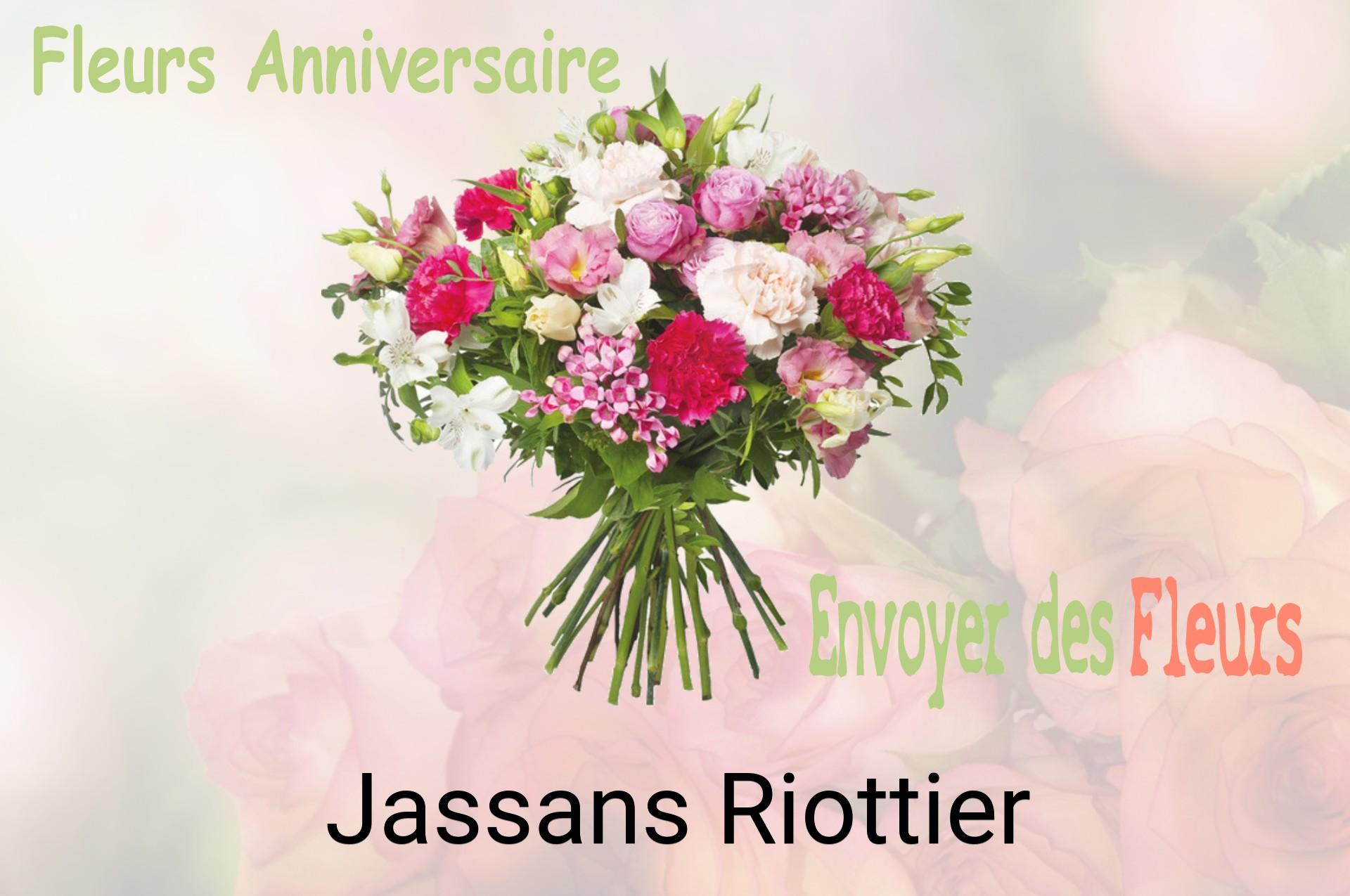 Bouquet de fleurs d’anniversaire livré à Jassans-Riottier