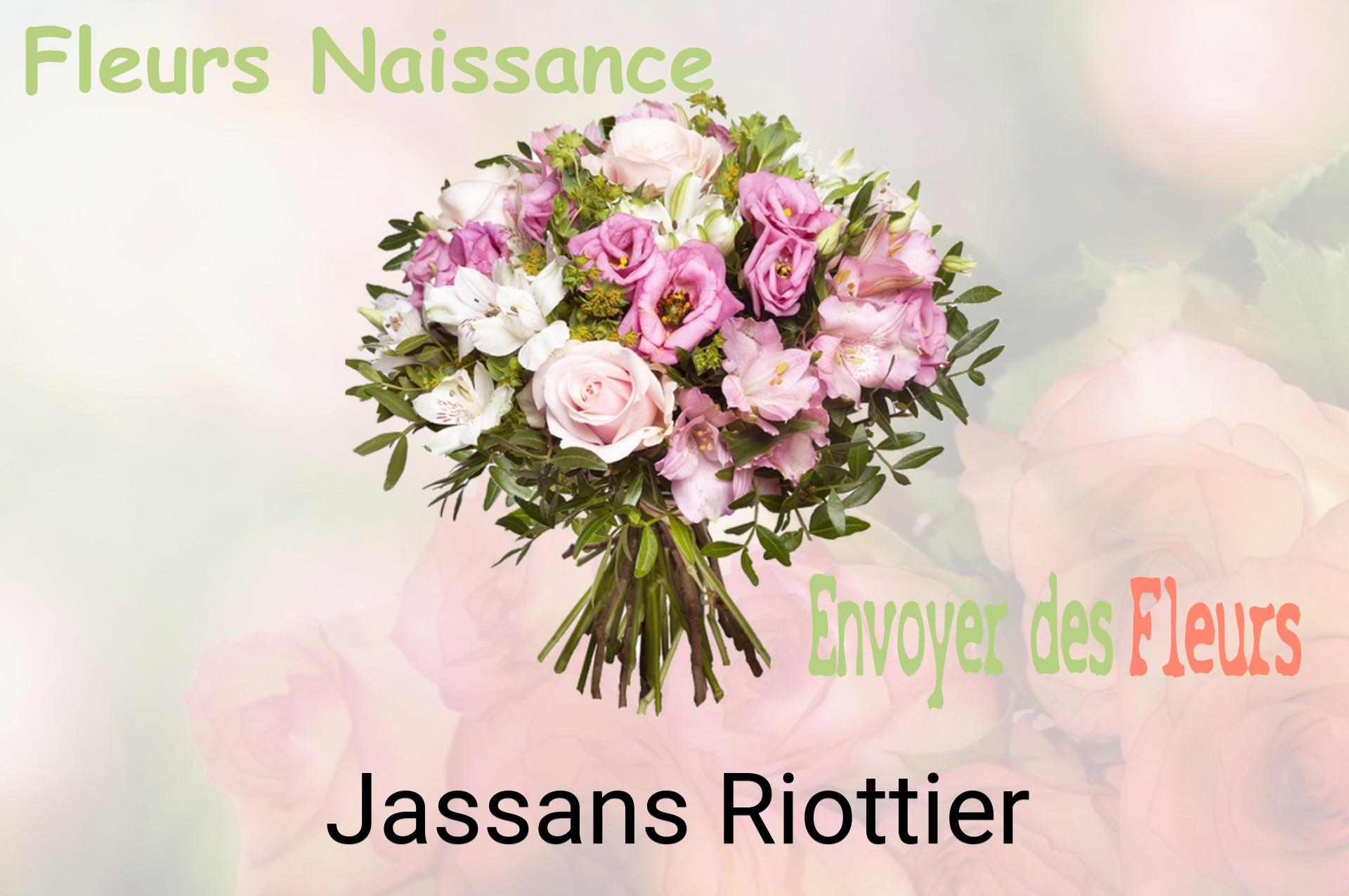 Bouquet de fleurs de naissance livré à Jassans-Riottier